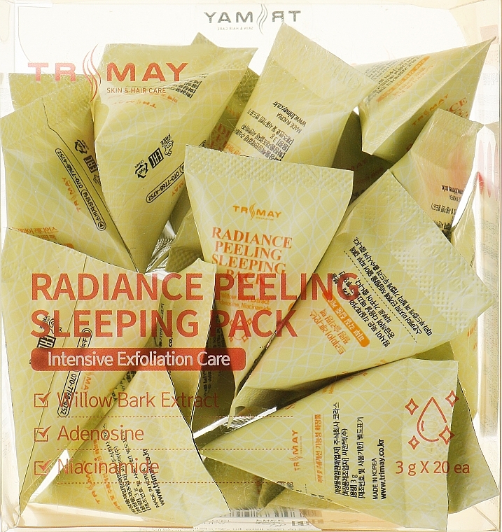 Night Face Peeling Mask - Trimay Radiance Peeling Sleeping Pack — photo N2
