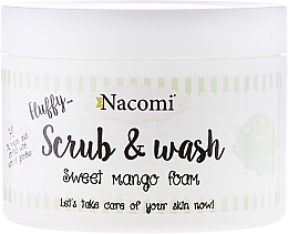 Washing Peeling Foam "Mango" - Nacomi Scrub and Wash Sweet Mango Foam — photo N1