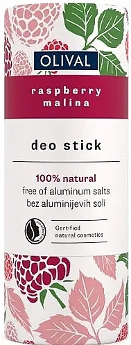 Natural Raspberry Deodorant - Olival Deo Stick — photo N1
