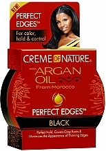 Fragrances, Perfumes, Cosmetics Hair Cream - Creme Of Nature Oil Argan Perfect Edges Black