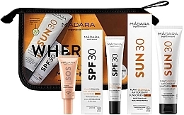 Ultra-Light Sunscreen Milk - Madara Wherever Suncare Must-Haves Set (sunscreen/100ml + f/cr/40ml + f/mask/17ml) — photo N2