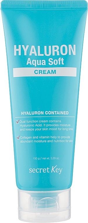 Moisturizing Rejuvenating Hyaluronic Face Cream - Secret Key Hyaluron Aqua Soft Cream — photo N1