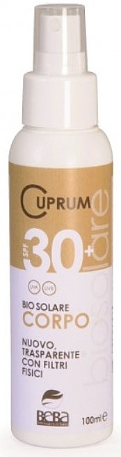 Body Sunscreen Spray - Beba Cuprum Line SPF30 — photo N1