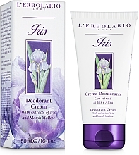 Fragrances, Perfumes, Cosmetics Iris Cream Deodorant - L'Erbolario Crema Deodorante Iris