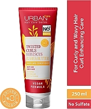 Hibiscus & Shea Butter Conditioner - Urban Pure Twisted Curls Hibiscus & Shea Butter Conditioner — photo N2