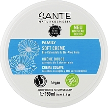 Fragrances, Perfumes, Cosmetics Universal Moisturising Cream - Sante Family Soft Cream Calendula & Aloe Vera