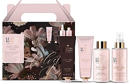 Fragrances, Perfumes, Cosmetics Set - Grace Cole The Luxury Bathing Velvet Rose & Peony Set (b/cr/50ml + h/cr/50ml + bath/foam/100ml + b/spray/100ml)