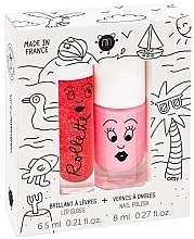 Fragrances, Perfumes, Cosmetics Nailmatic Kids Set Holidays (lip/gloss/6,5ml + nail/polish/8ml) - Set