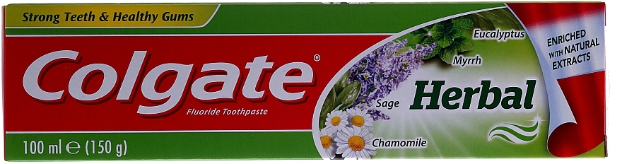 Toothpaste "Healing Herbs" - Colgate Toothpaste — photo N2