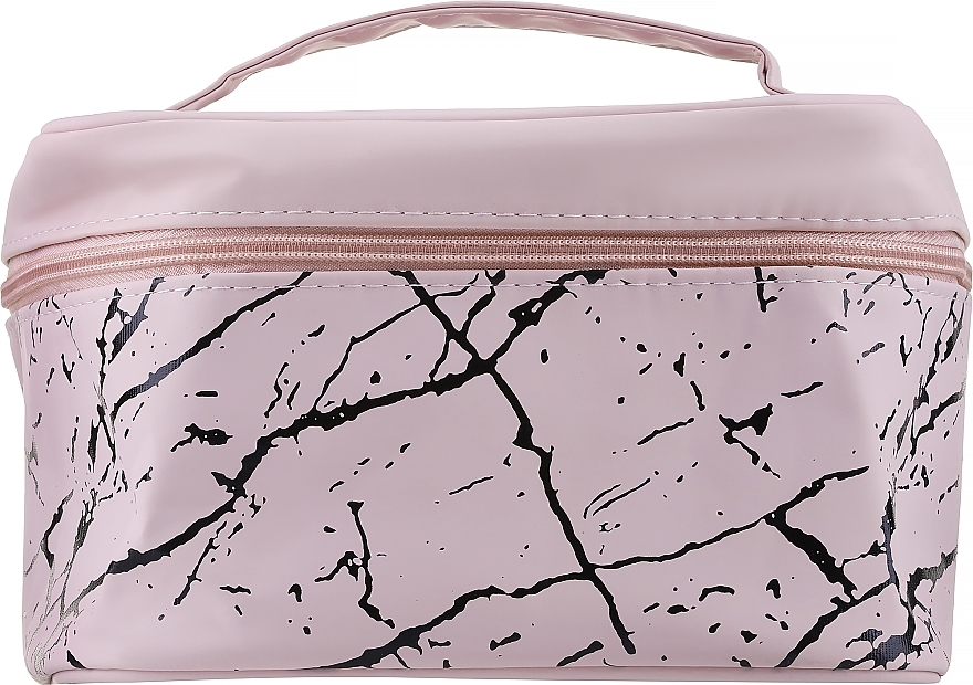 Makeup Bag, pink with handle - Ecarla KS55 — photo N1