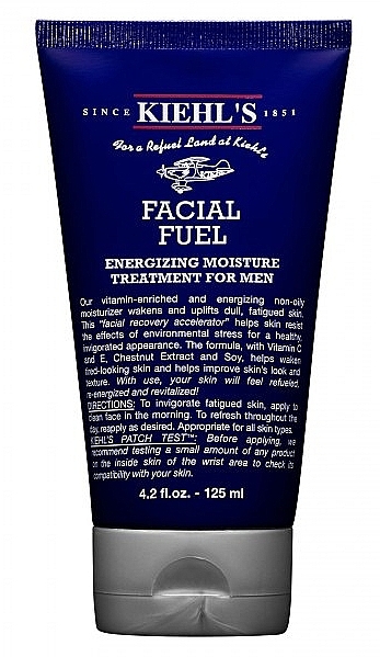 Moisturizing Face Fluid for Men - Kiehl's Facial Fuel Moisturizer — photo N1