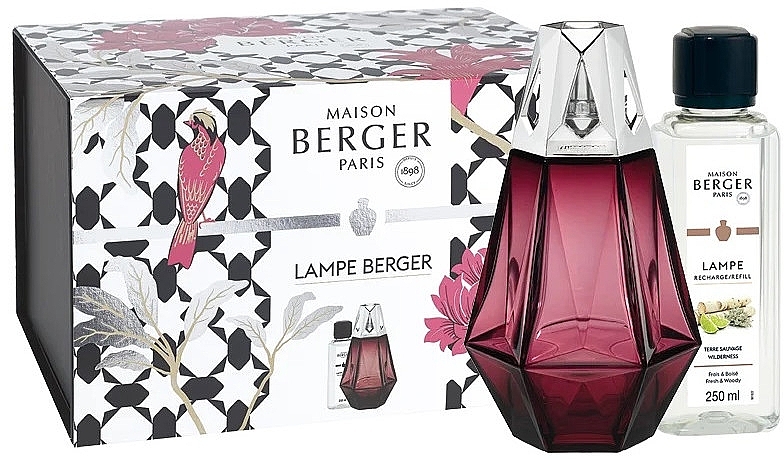 Set - Maison Berger Wilderness Prisme Granat (lamp + refill/250ml) — photo N1