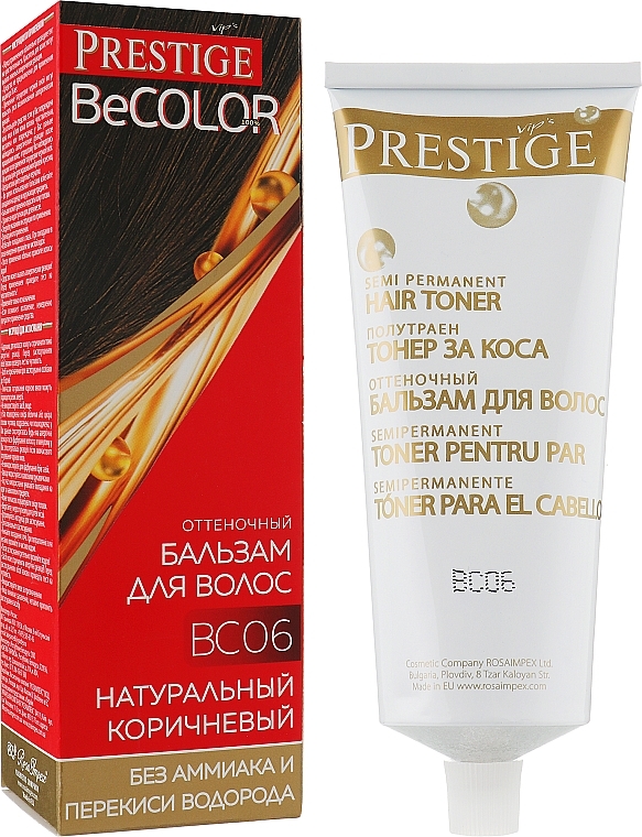 Hair Toner - Prestige BeColor Semi-Permanent Hair Toner — photo N1