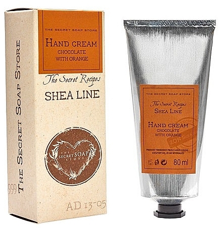 Chocolate & Orange Hand Cream - Soap & Friends Shea Line Hand Cream Chocolate With Orange — photo N1