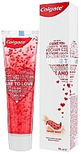 Fragrances, Perfumes, Cosmetics Toothpaste with Hearts, White - Colgate Dare To Love