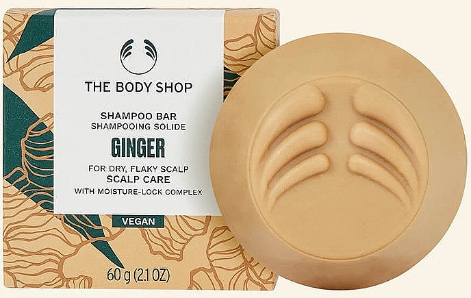 Shampoo Bar - The Body Shop Ginger Anti-Dandruff Shampoo Bar — photo N1