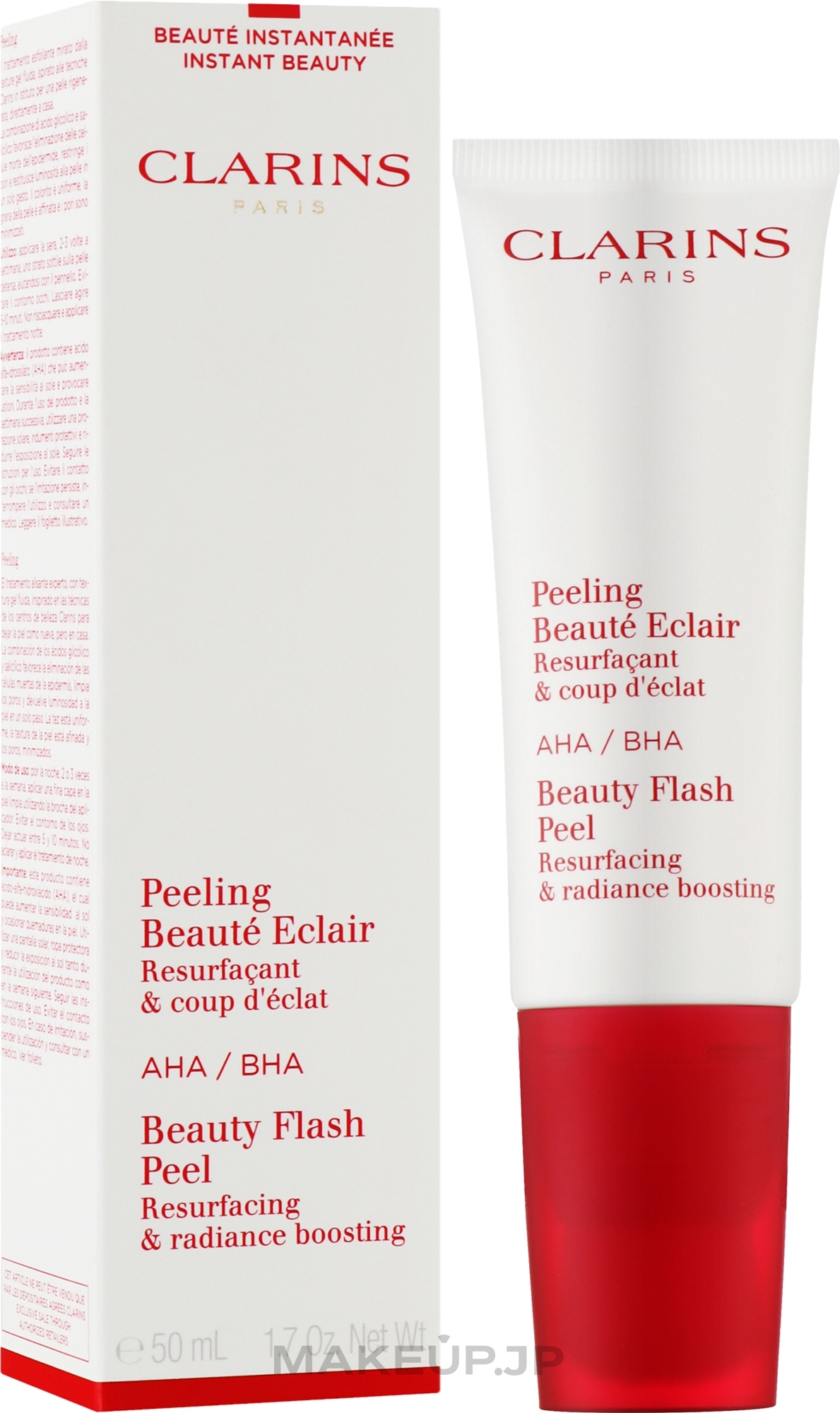 Facial Peeling with Glycolic & Salicylic Acid - Clarins Beauty Flash Peel — photo 50 ml