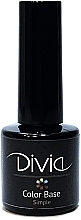 Fragrances, Perfumes, Cosmetics Colored Nail Base - Divia Color Base Simple