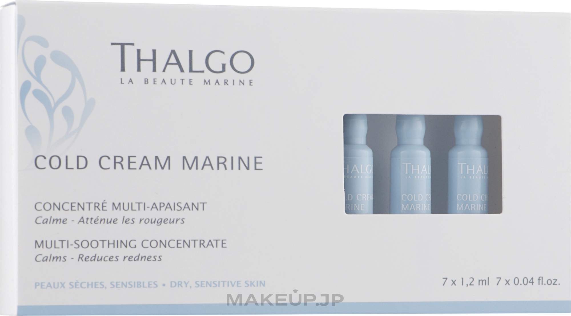 Concentrate for Dry Face Skin - Thalgo Cold Cream Marine Multi-Soothing Concentrate — photo 7 x 1.2 ml