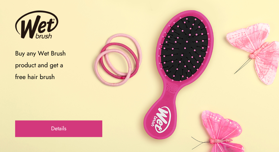 Buy any Wet Brush product and get a free hair brush