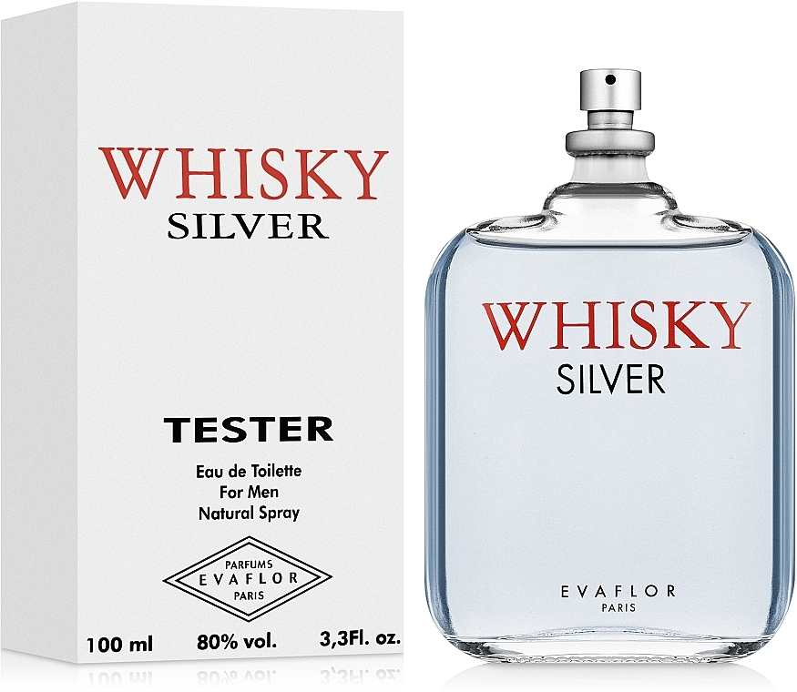 Evaflor Whisky Silver - Eau de Toilette (tester without cap) — photo N2