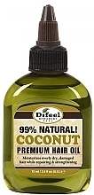 Fragrances, Perfumes, Cosmetics Natural Hair Oil with Coconut Oil - Difeel Sunflower Mega Care Coconut Oil Premium Natural Hair Oil