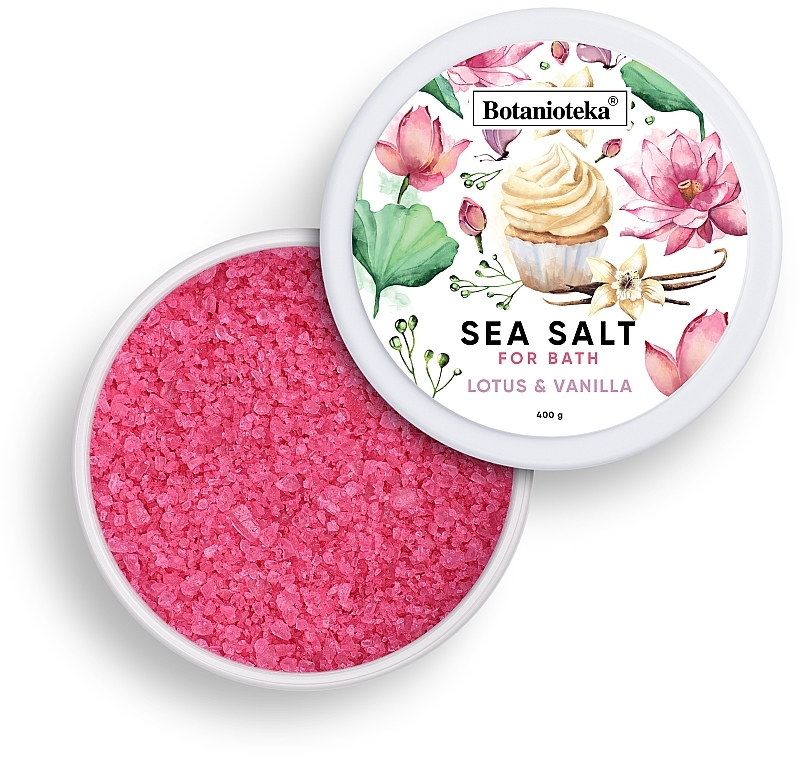 Bath Sea Salt "Lotus & Vanilla" - Botanioteka Lotus & Vanilla Bath Salt — photo N1