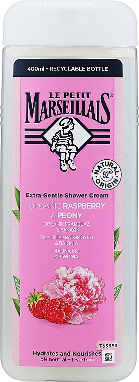 Shower Gel "Raspberry & Peony" - Le Petit Marseillais — photo N3