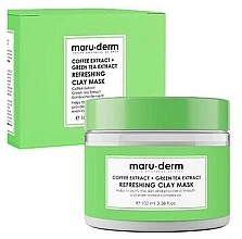 Fragrances, Perfumes, Cosmetics Clay Face Mask with Coffee Extract - Maruderm Cosmetics Refreshing Clay Mask