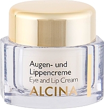 Anti-Aging Eye and Lip Cream - Alcina E Eye and Lip Cream — photo N3