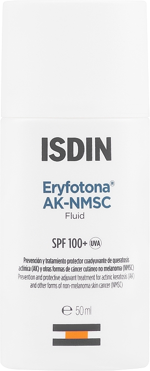 Sun Fluid SPF100 - Isdin Eryfotona AK-NMSC SPF 100+ Fluid — photo N2