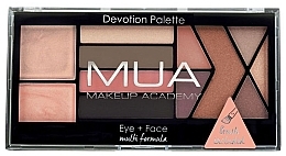 Fragrances, Perfumes, Cosmetics Eyeshadow Palette - MUA Multi-Formula Eyeshadow Palette