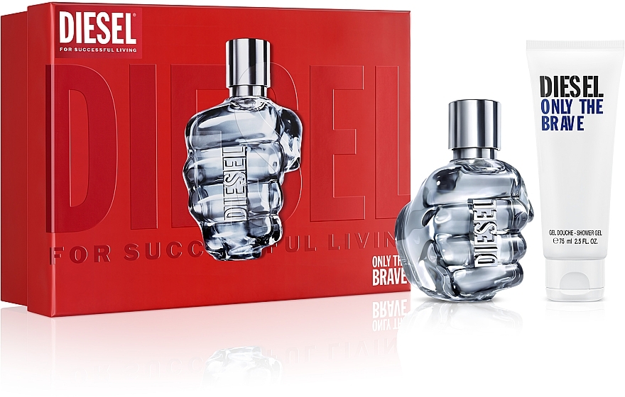 Diesel Only The Brave - Set (edt/50ml+sh/gel/75ml) — photo N1