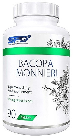 Bacopa Monnier Dietary Supplement, 125 mg - SFD Nutrition Bacopa Monnieri 125 mg — photo N1
