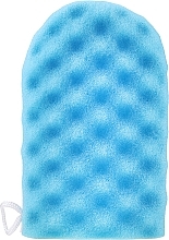 Fragrances, Perfumes, Cosmetics Bath Sponge Mitten, light blue - LULA