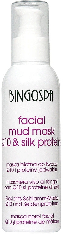 Facial Mud Mask with Coenzyme Q10 & Silk Proteins - BingoSpa — photo N1