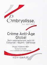 GIFT! Anti-Aging Face Cream - Embryolisse Anti-Age Global Cream 60+ (sample) — photo N1