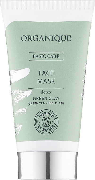 Detoxifying Facial Mask - Organique Basic Care Face Mask Detox Green Clay — photo N1