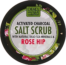 Fragrances, Perfumes, Cosmetics Activated Charcoal & Rose Hip Body Scrub - Dead Sea Collection Activated Charcoal & Rose Hip Salt Scrub