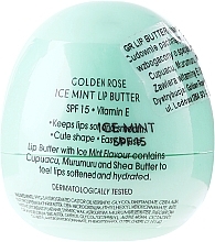 Lip Butter, Mint - Golden Rose Lip Butter SPF15 Ice Mint — photo N2