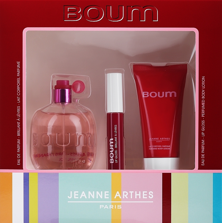 Jeanne Arthes Boum - Set (edp/100ml + b/lot/50ml + lip/gloss/8ml) — photo N1