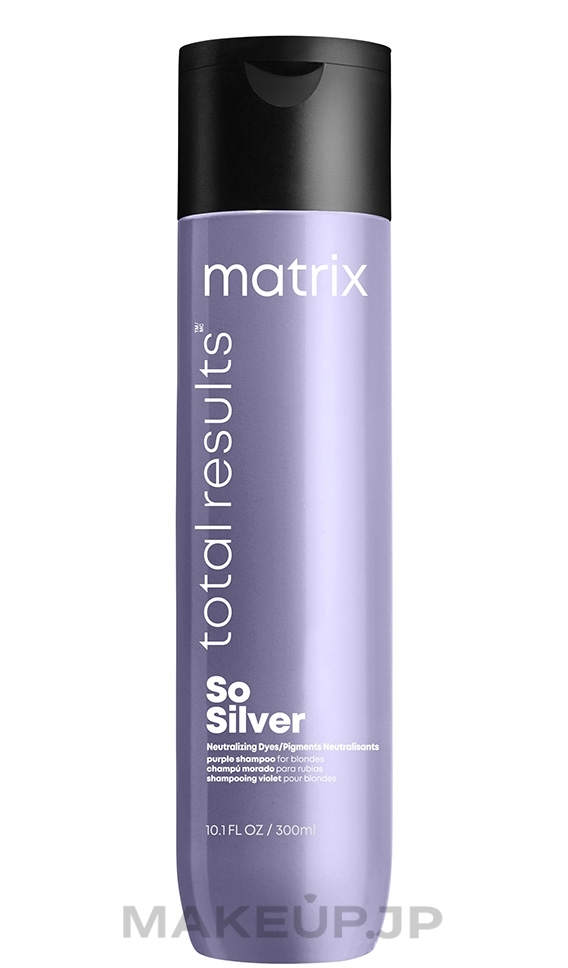 Anti-Dullness Shampoo for Blonde Hair - Matrix Total Results Color Obsessed So Silver Shampoo — photo 300 ml