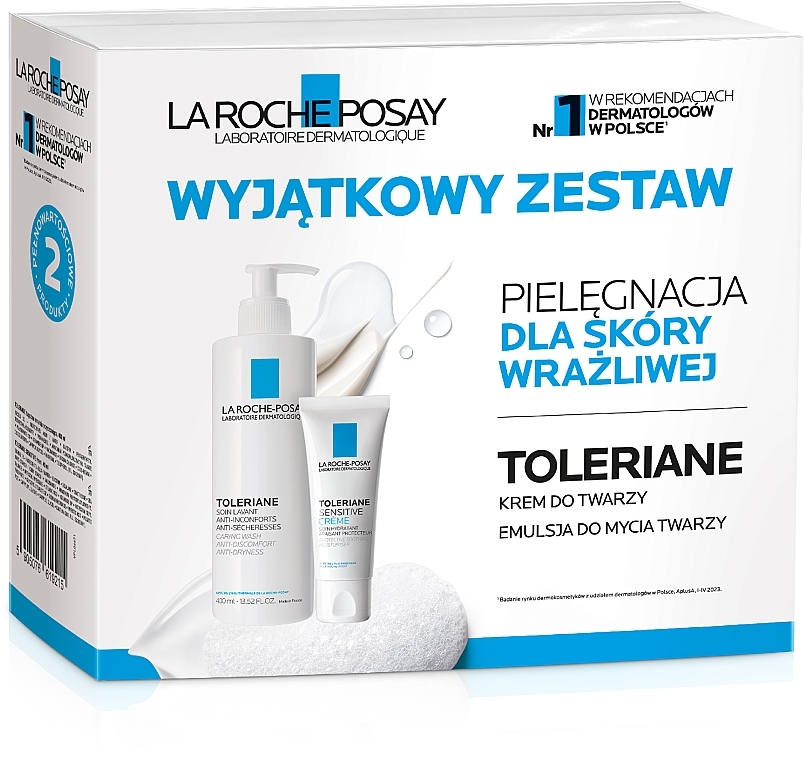 Face Care Set - La Roche-Posay Toleriane (cr/gel/400ml + cr/40ml) — photo N1