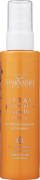 Protective Papaya Hair Spray - MaterNatura Hair Protection Spray With Papaya — photo N1