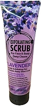 Fragrances, Perfumes, Cosmetics Lavender Face & Body Scrub - Wokali Exfoliating Scrub Lavender