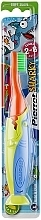 Fragrances, Perfumes, Cosmetics Kids Toothbrush 'Shark', orange, green-blue - Pierrot Kids Sharky Soft