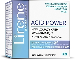 Fragrances, Perfumes, Cosmetics Moisturizing & Smoothing Face Cream with Lactobionic Acid - Lirene Acid Power