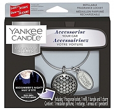 Fragrances, Perfumes, Cosmetics Car Air Freshener - Yankee Candle Midsummer's Night & Geomtric Locket Charming Scents Kit