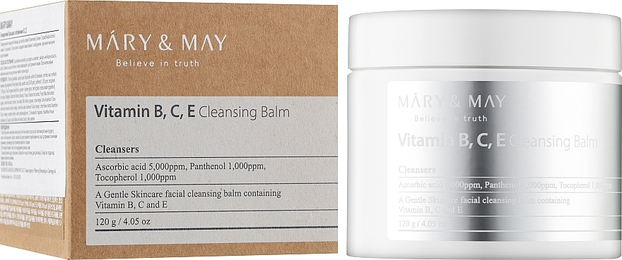 Vitamins B, C, E Cleansing Balm - Mary & May Vitamine B.C.E Cleansing Balm — photo N2