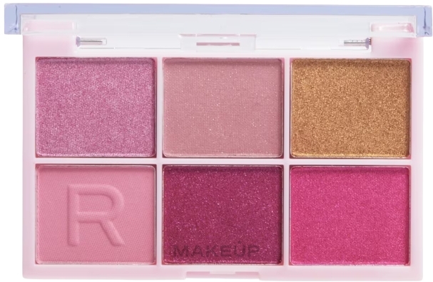 Mini Eyeshadow Palette - Makeup Revolution Mini Colour Reloaded Palette — photo Heartbreaker Pink